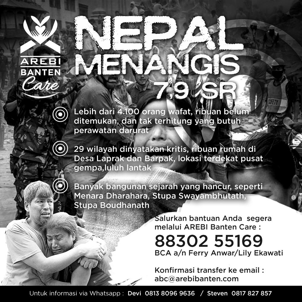 AREBI Banten Care - Nepal Menangis