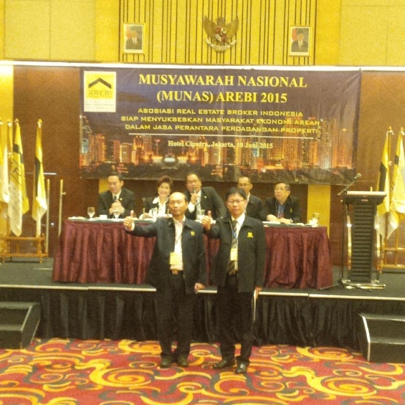 Hartono Sarwono - Jimmy Handoko pimpin AREBI DPP Pusat periode 2015-2018
